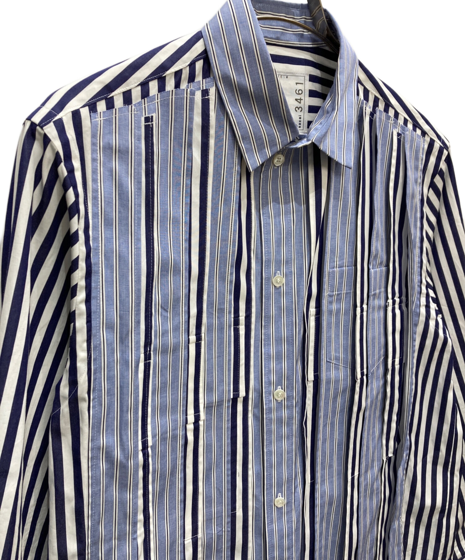 中古・古着通販】sacai (サカイ) 24AW Cotton Poplin Shirt ブルー 