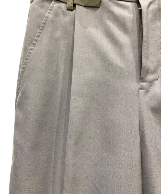 中古・古着通販】sacai (サカイ) Suiting Pants カーキ サイズ:1