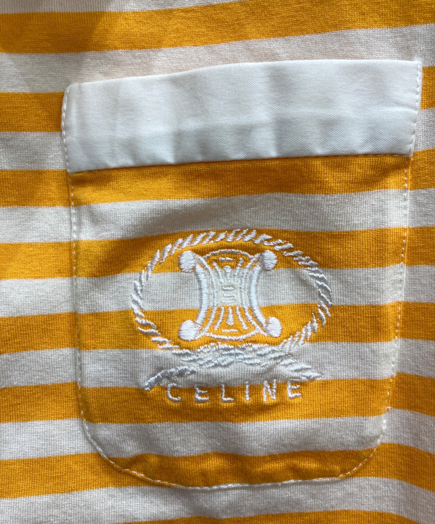 中古・古着通販】CELINE (セリーヌ) ポロシャツ オレンジ サイズ:36
