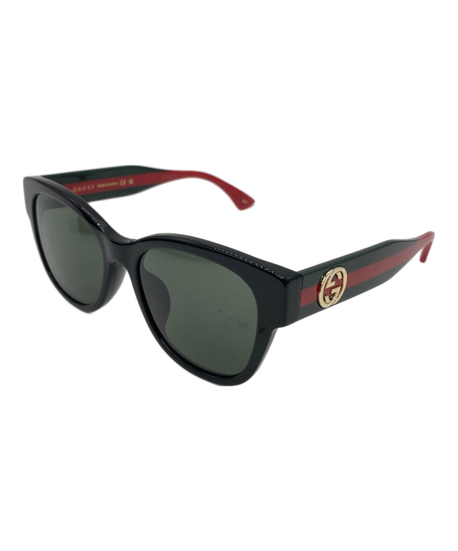 中古・古着通販】GUCCI (グッチ) サングラス ブラック×レッド×グリーン 