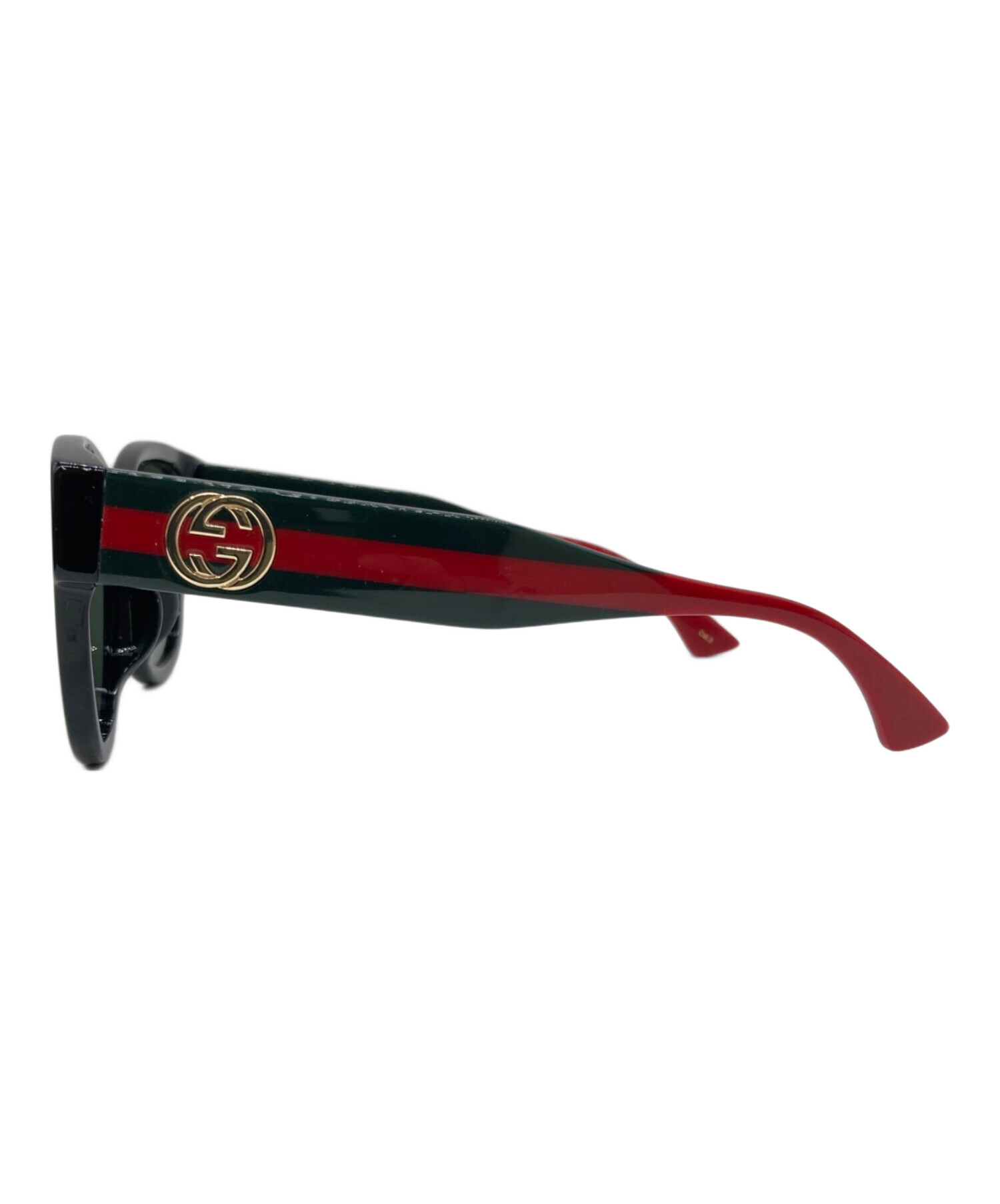 中古・古着通販】GUCCI (グッチ) サングラス ブラック×レッド×グリーン 