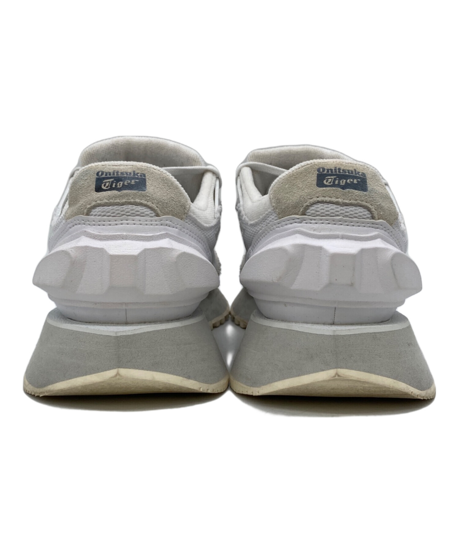 オニツカタイガー スニーカー ホワイト/ネイビー 24.5㎝ 中古・古着通販】Onitsuka Tiger (オニツカタイガー) MOAGE CO