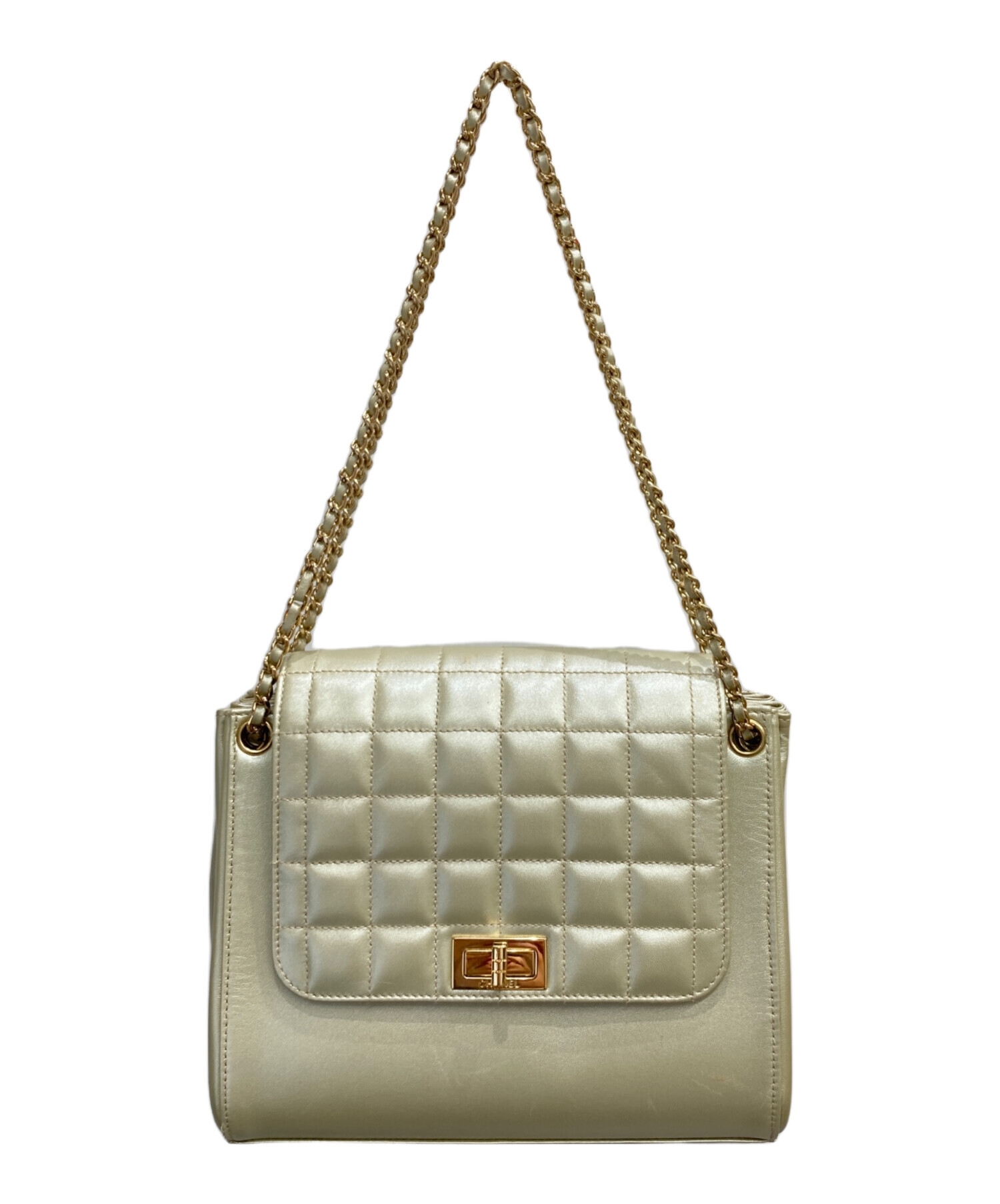 中古・古着通販】CHANEL (シャネル) 2.55ロックチェーンショルダー