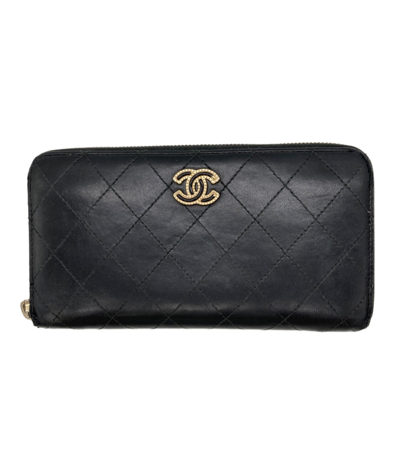 Aランク 中古商品  マトラッセラウンド 長財布  鑑定済み CHANEL マトラッセラウンドファスナー長財布の買取実績 | 買取