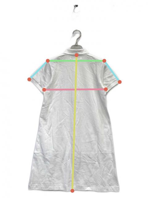 COMME des GARÇONS GIRL ホワイトポロシャツ ワンピース M 中古・古着通販】COMME des GARCONS GIRL (コムデギャルソンガール