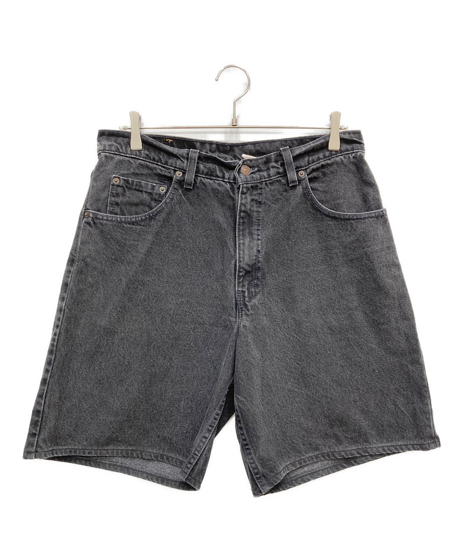 USA製 リーバイス Levi's 560 ルーズフィット デニムハーフパンツ 中古・古着通販】LEVI'S (リーバイス) 560デニムハーフパンツ ブラック