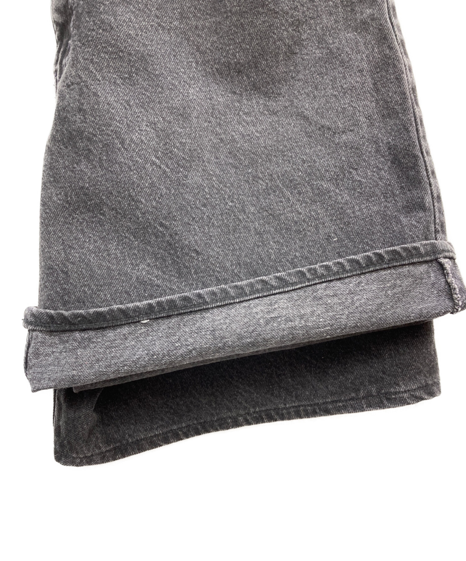 中古・古着通販】LEVI'S (リーバイス) 560デニムハーフパンツ ブラック
