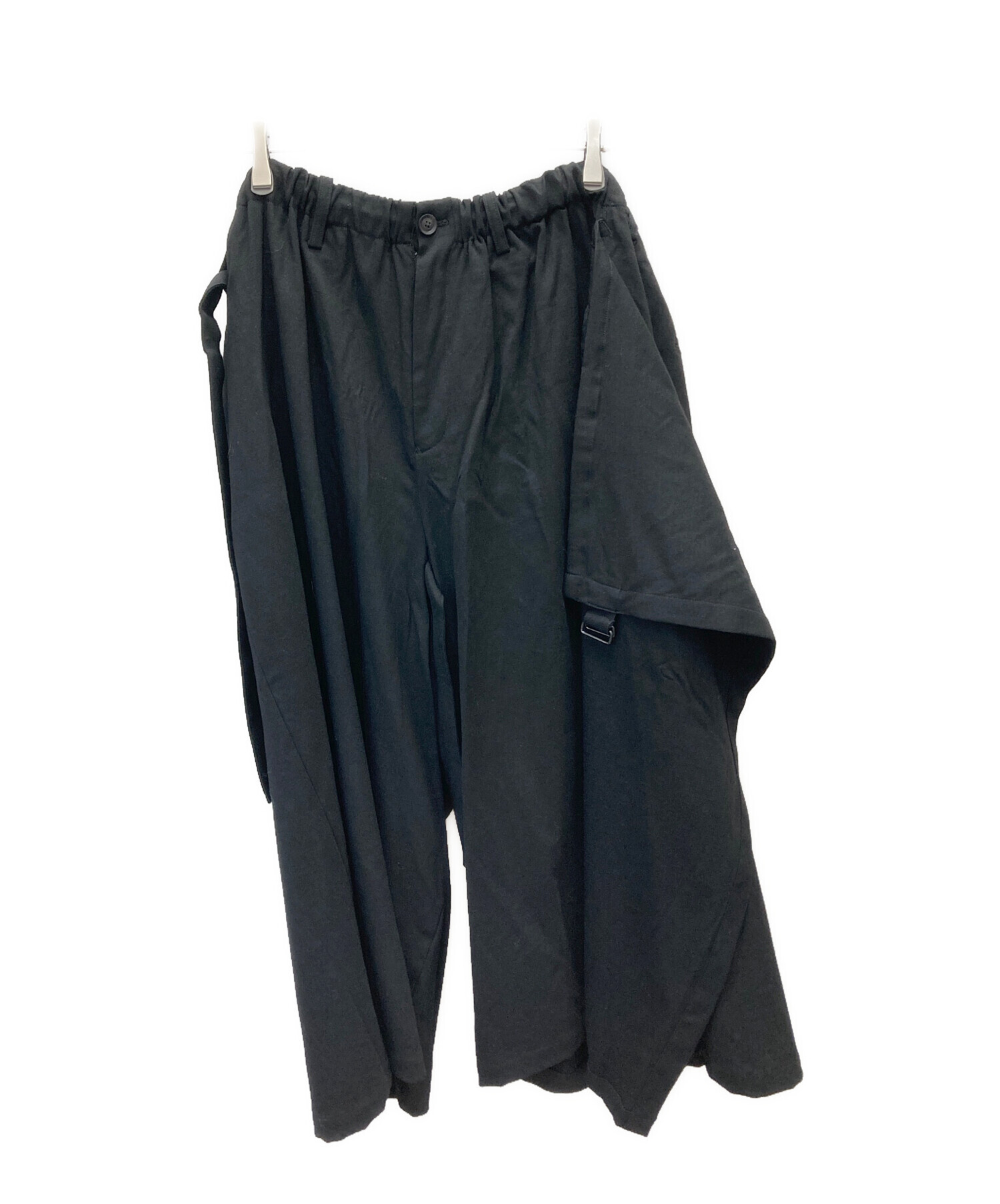 ヨウジヤマモト　ブラックスキャンダル　サルエルパンツ BLACK Scandal yohji yamamoto【M】サルエルパンツ 黒