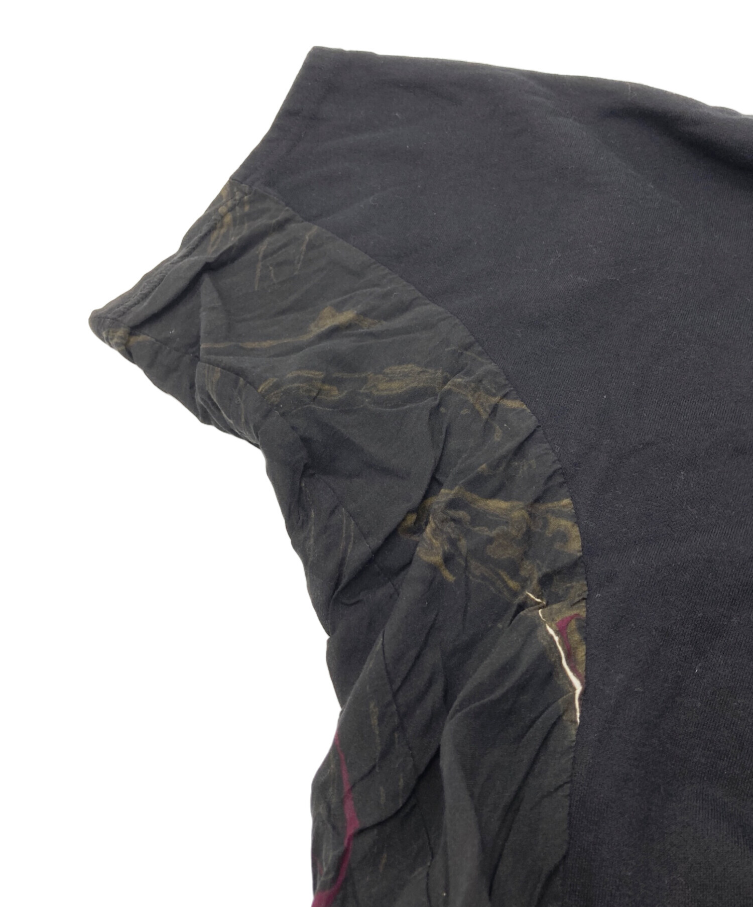 Y's ワイズ Tシャツ・カットソー M 黒 【古着】【中古】【送料無料】 Y's（ワイズ）Tシャツ・カットソー 黒 サイズ:4(L位) メンズ