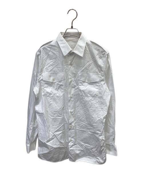 中古・古着通販】PRADA (プラダ) コットンポプリンシャツ ホワイト