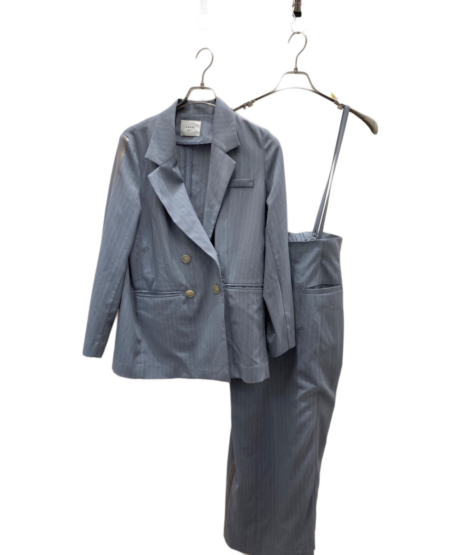 中古・古着通販】AMERI (アメリ) OVER JACKET WITH SUSPENDER SKIRT