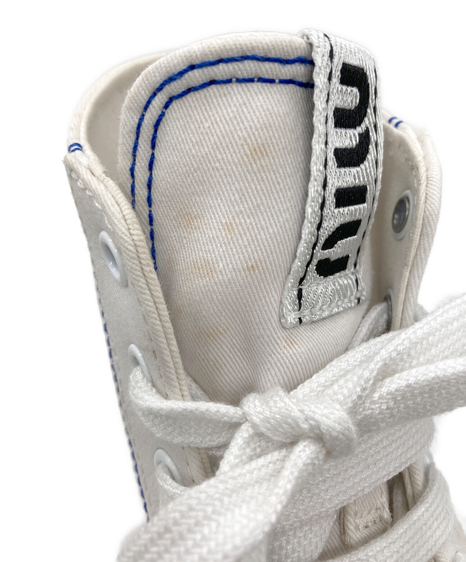 中古・古着通販】MIU MIU (ミュウミュウ) キャンバスハイカット