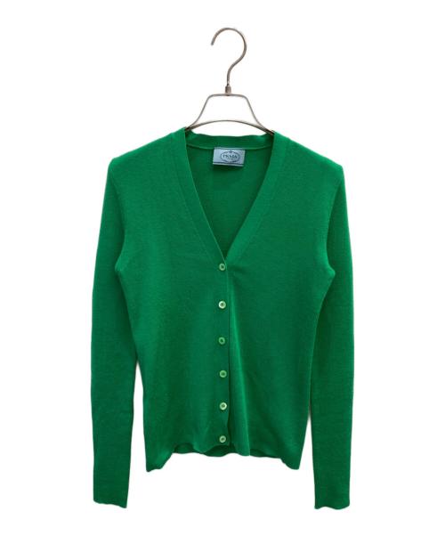 PRADA(プラダ)シルクカーディガン３６ 中古・古着通販】PRADA (プラダ) カシミヤ×シルクニット