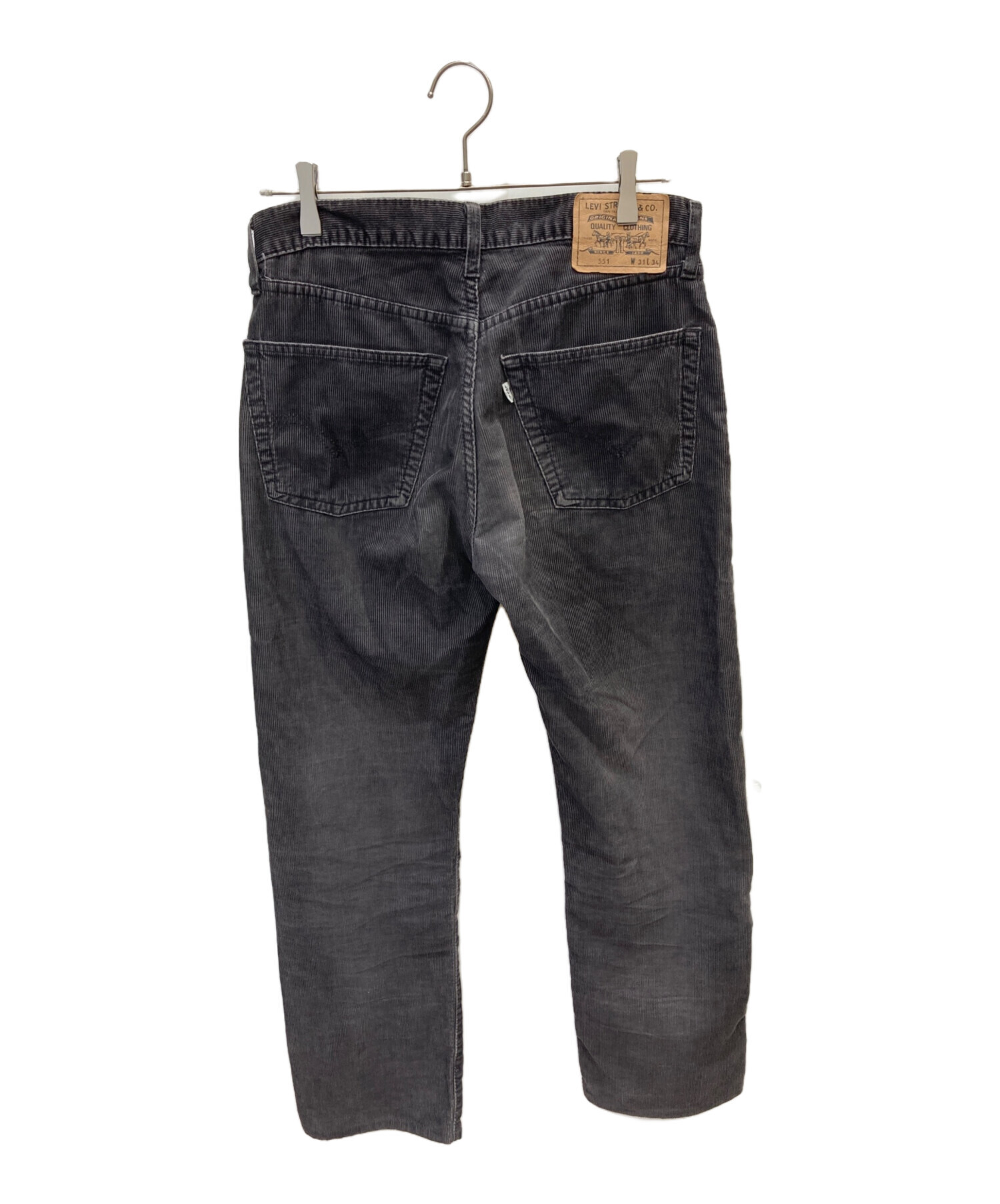 リーバイス Levi's コーデュロイパンツ W31 L32 グレー 無地 フル