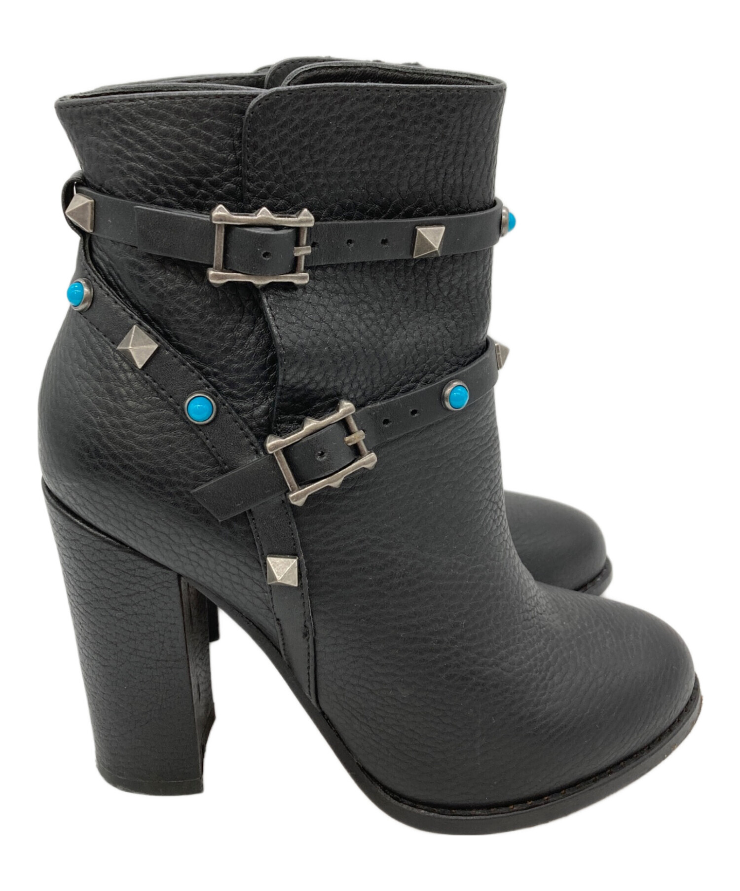 中古・古着通販】VALENTINO (ヴァレンティノ) ロックスタッズブーツ