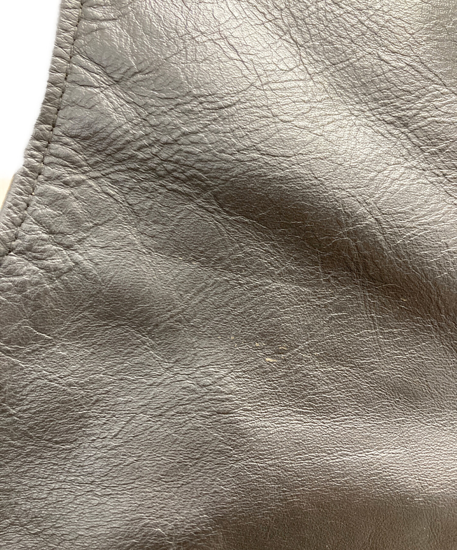 中古・古着通販】Schott (ショット) 424V レザーベスト ブラック