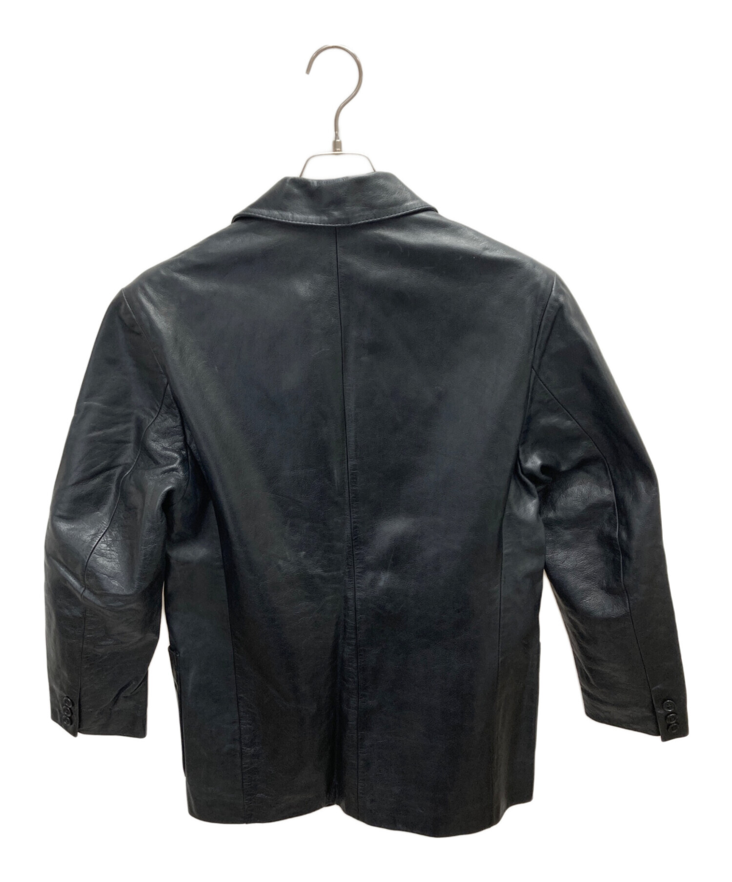 N.B.R　GAP 本革 ブラックジャケット GAP ブラックレザージャケット ジャネンバ GAPレザージャケット