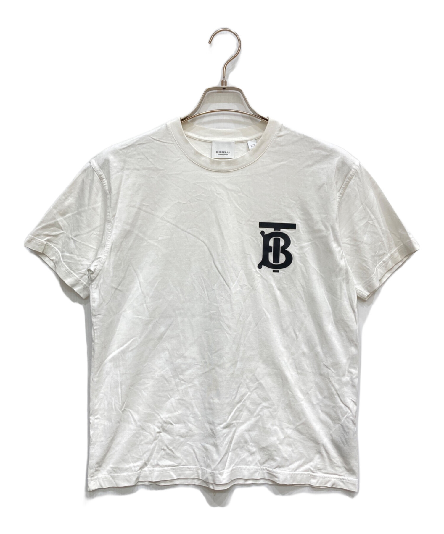 中古・古着通販】BURBERRY (バーバリー) EMERSON TB T-SHIRT ホワイト 