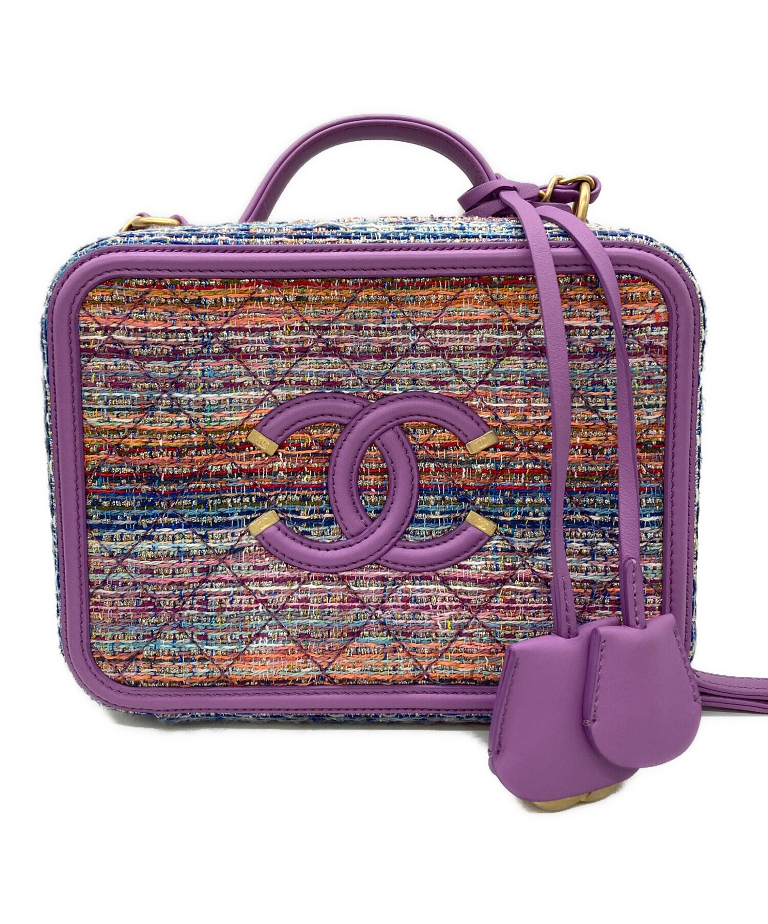 中古・古着通販】CHANEL (シャネル) CCフィリグリー スモールバニティ