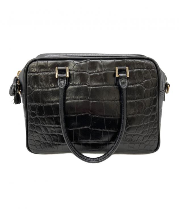 未使用✨アニヤハインドマーチ カーカー クロコ型押し 2way ショルダーバッグ 美品 希少カラー アニヤハインドマーチ カーカー クロコ型押し 2way