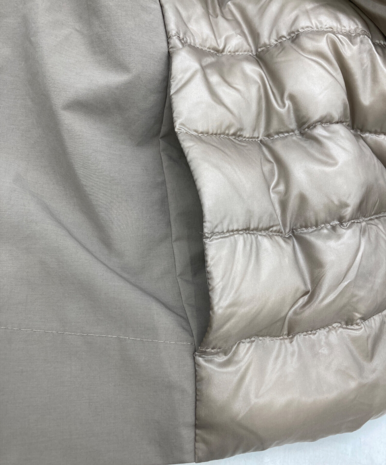 中古・古着通販】HERNO (ヘルノ) 半袖ダウンジャケット ベージュ