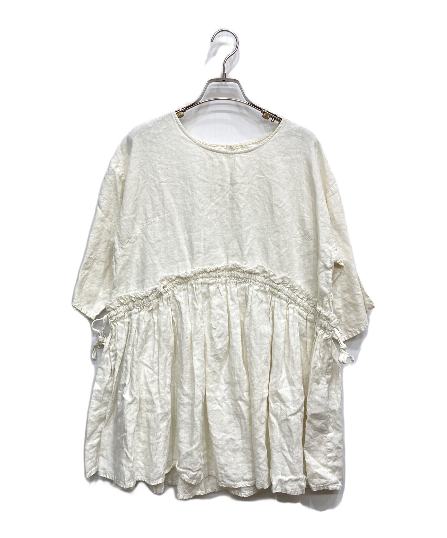 中古・古着通販】BEARDSLEY (ビアズリー) リネンチュニックブラウス 