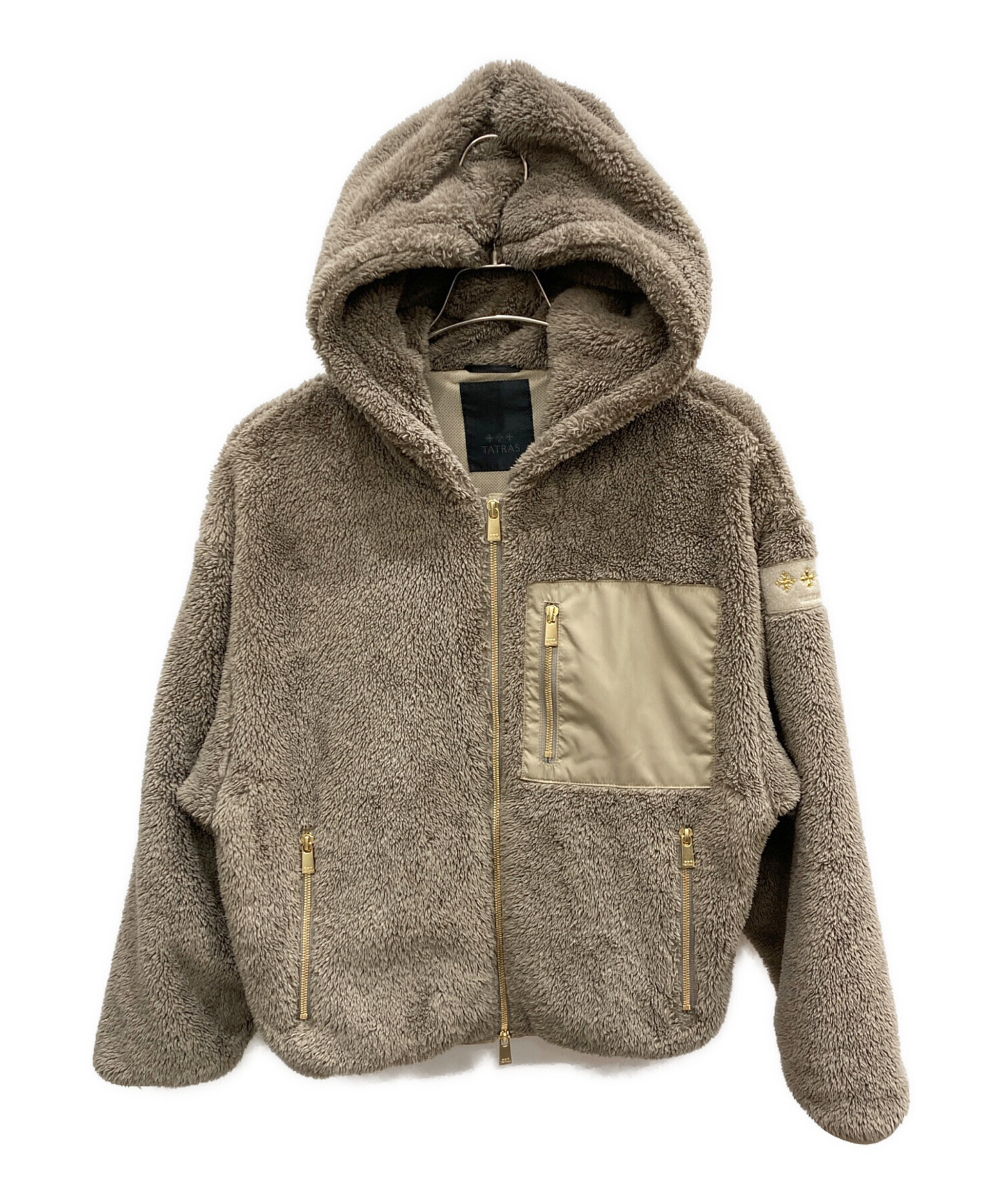 中古・古着通販】TATRAS (タトラス) SAI フードボアパーカー ブラウン