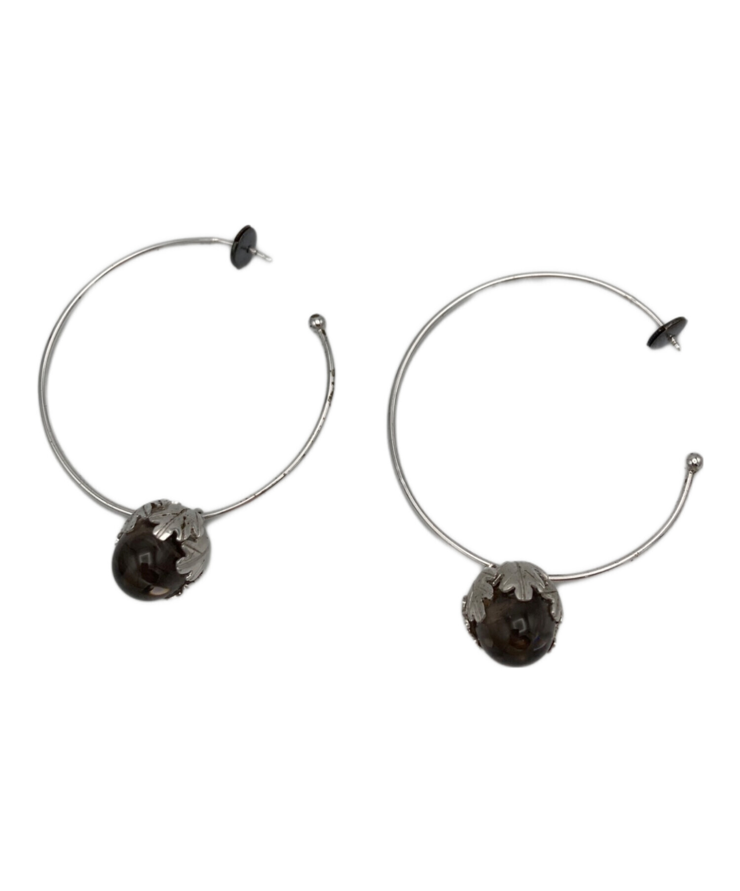 中古・古着通販】Baccarat (バカラ) フープピアス シルバー サイズ