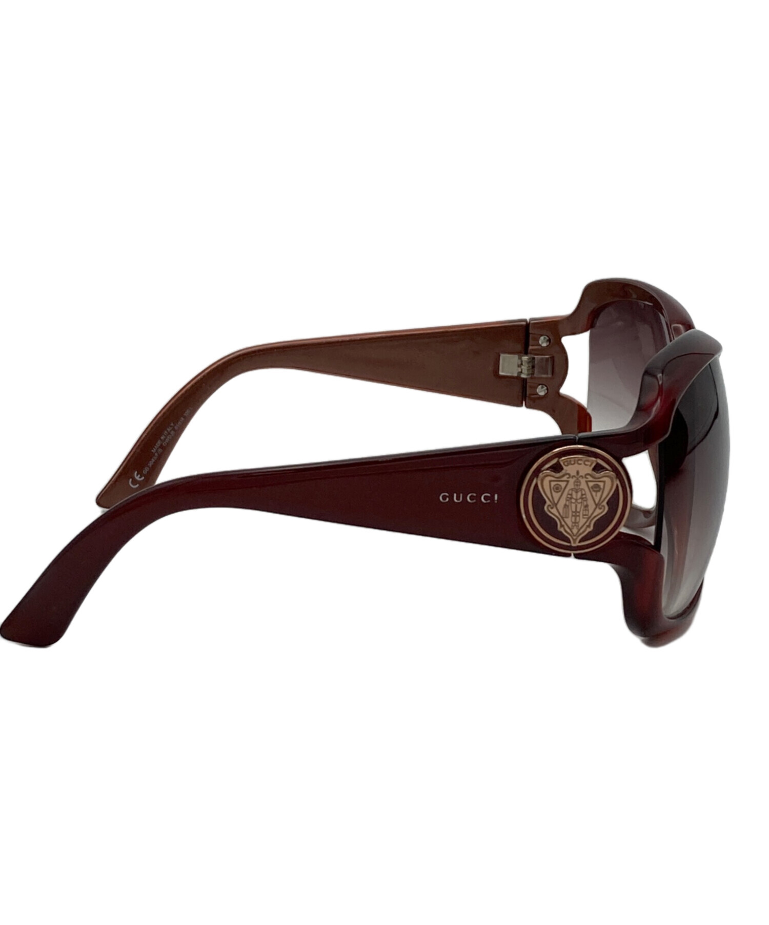 値下げ！【美品】GUCCI ブラウン サングラス 正規品 希少 中古・古着通販】GUCCI (グッチ) サングラス ブラウン サイズ:61□14