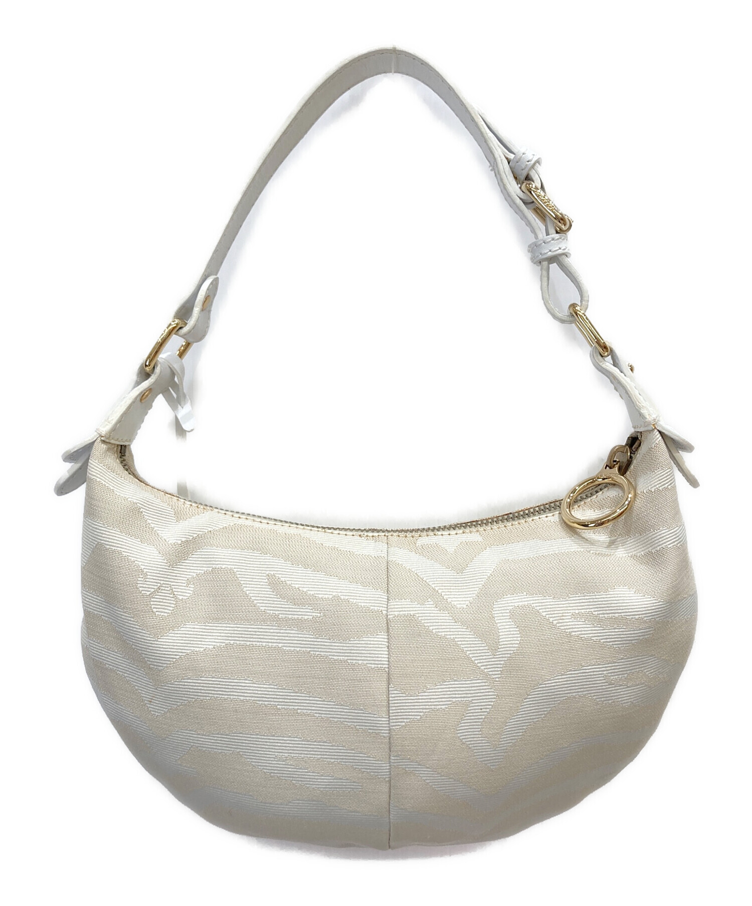 中古・古着通販】FENDI (フェンディ) ゼブラミニハンドバッグ 