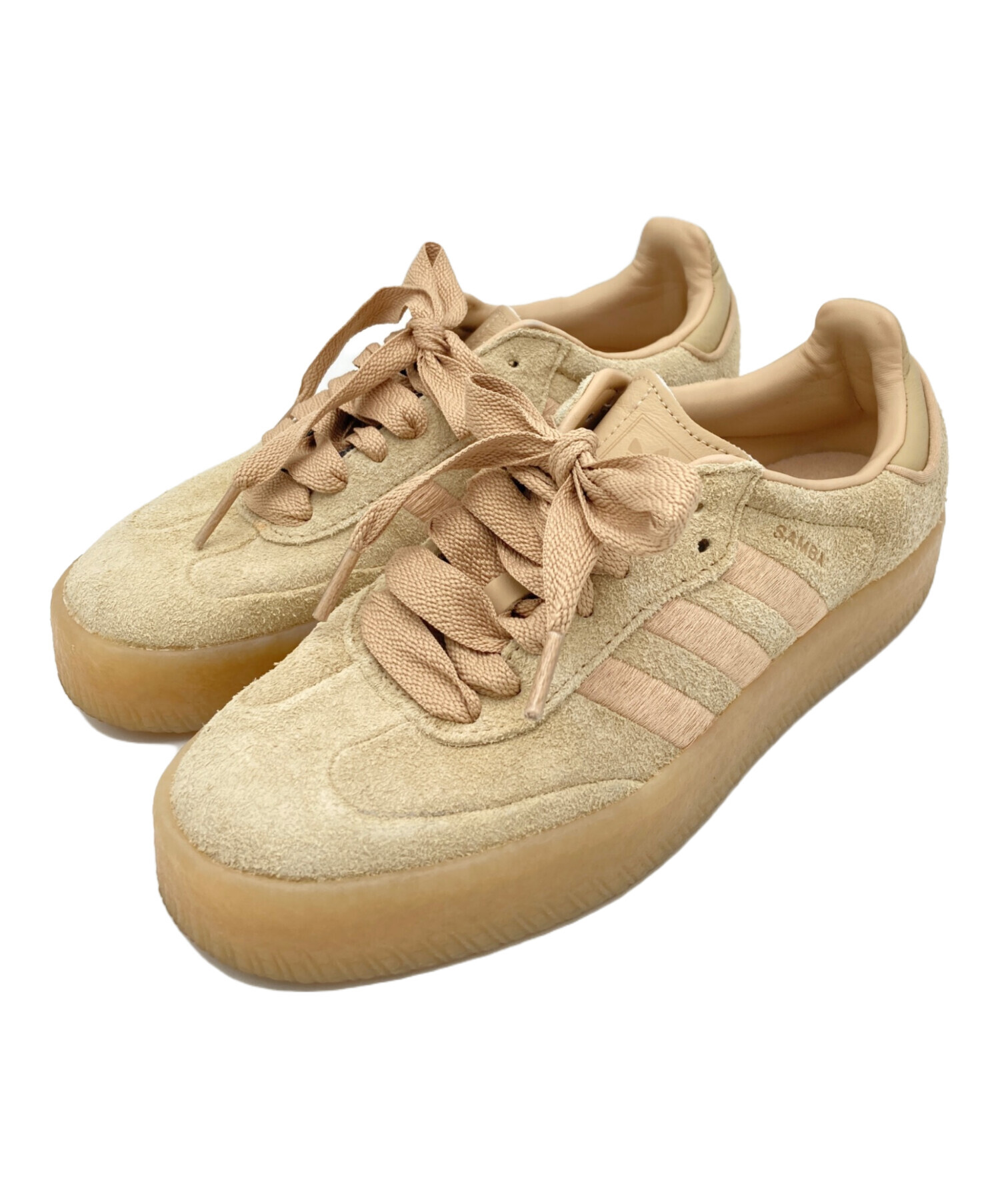 中古・古着通販】adidas (アディダス) SAMBAE W ベージュ サイズ:24.5