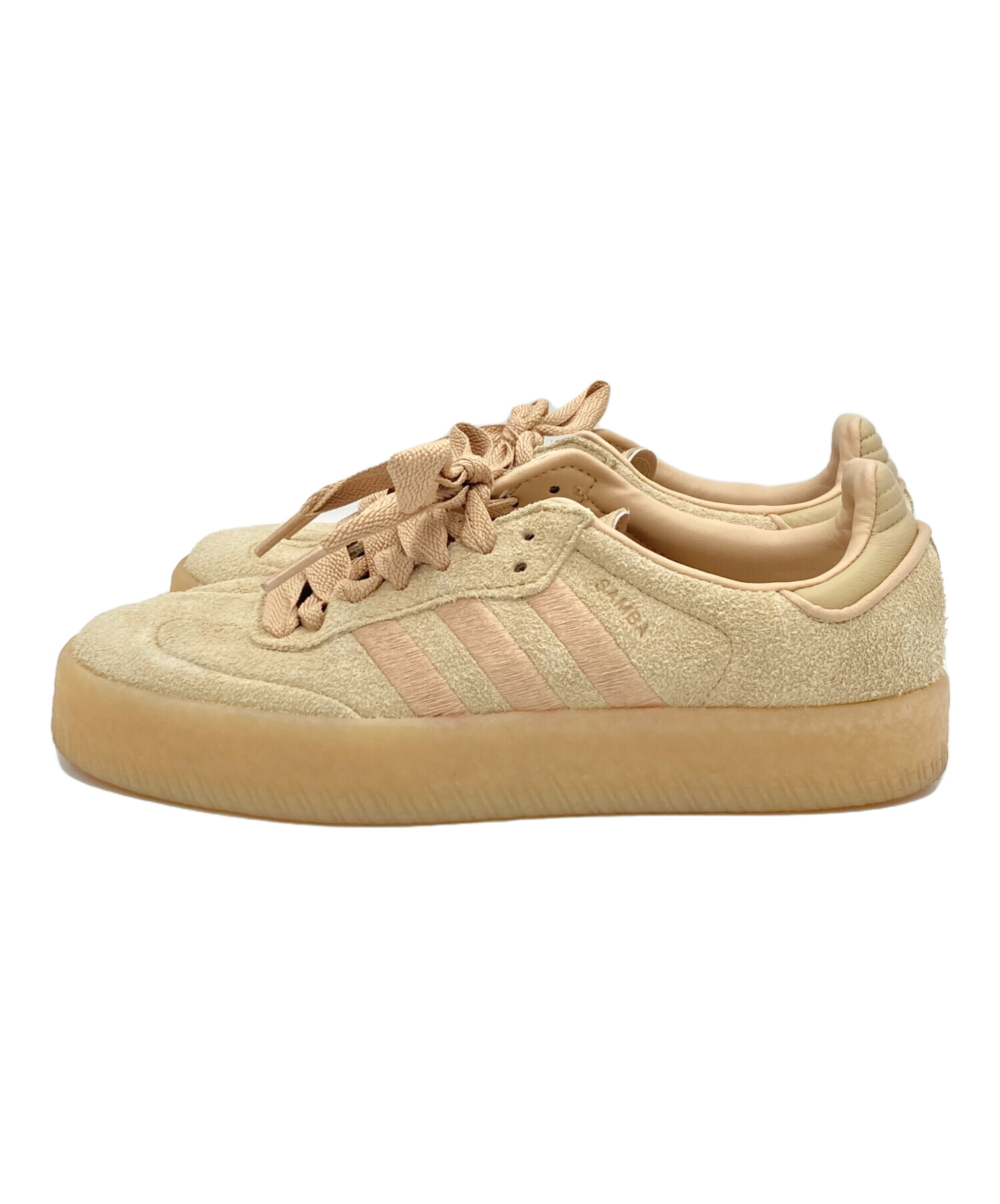 中古・古着通販】adidas (アディダス) SAMBAE W ベージュ サイズ:24.5