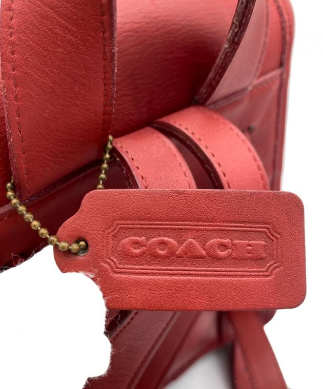中古・古着通販】COACH (コーチ) ターンロックミニリュック レッド