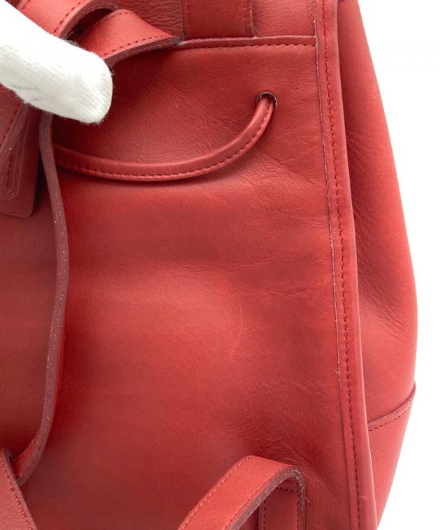 中古・古着通販】COACH (コーチ) ターンロックミニリュック レッド