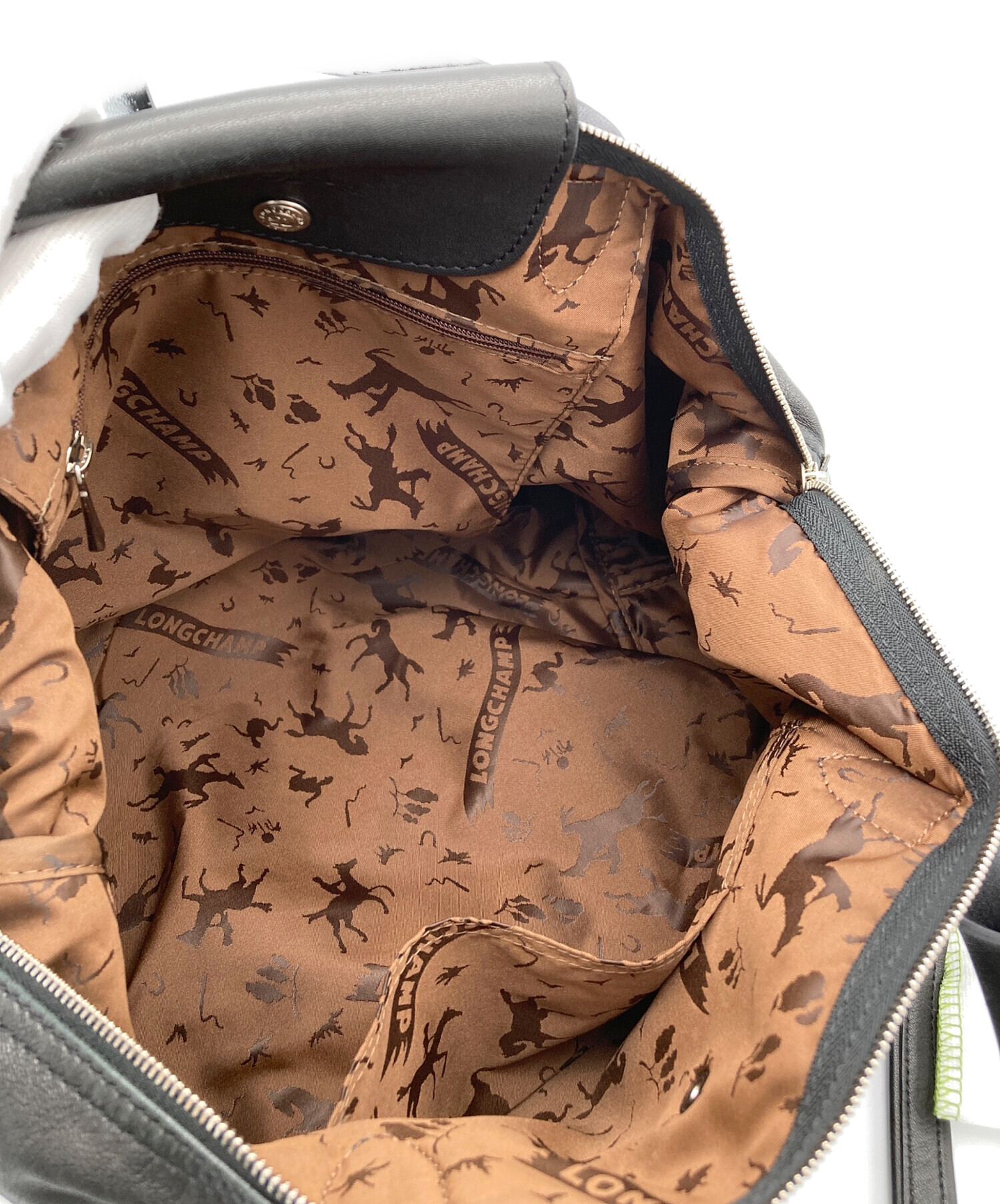 ロンシャン プリアージュ キュイール 2way レザー ショルダーバッグ 中古・古着通販】LONGCHAMP (ロンシャン) ル・プリアージュ キュイール