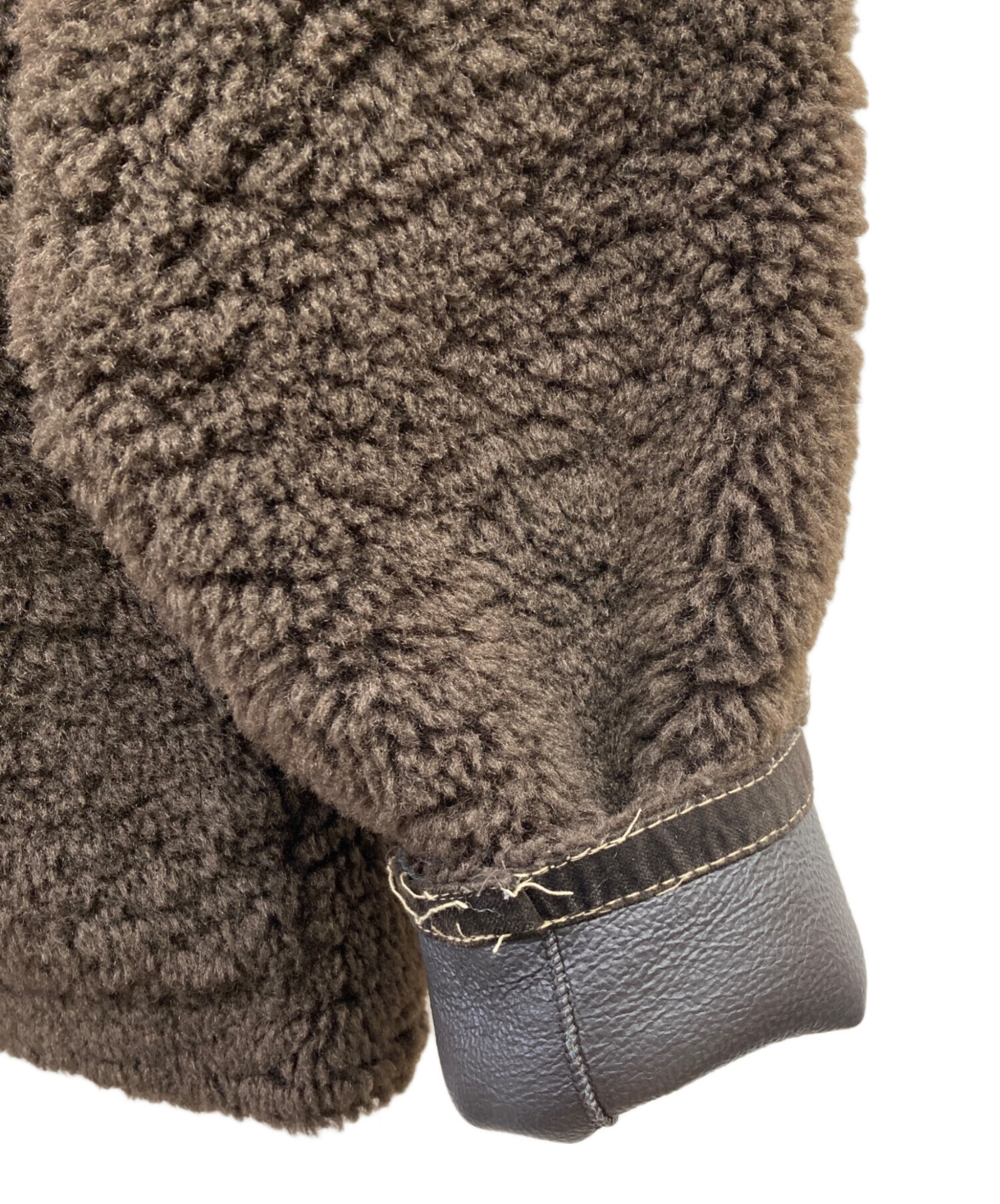 中古・古着通販】ZARA (ザラ) ダブルフェイスボアジャケット ブラウン