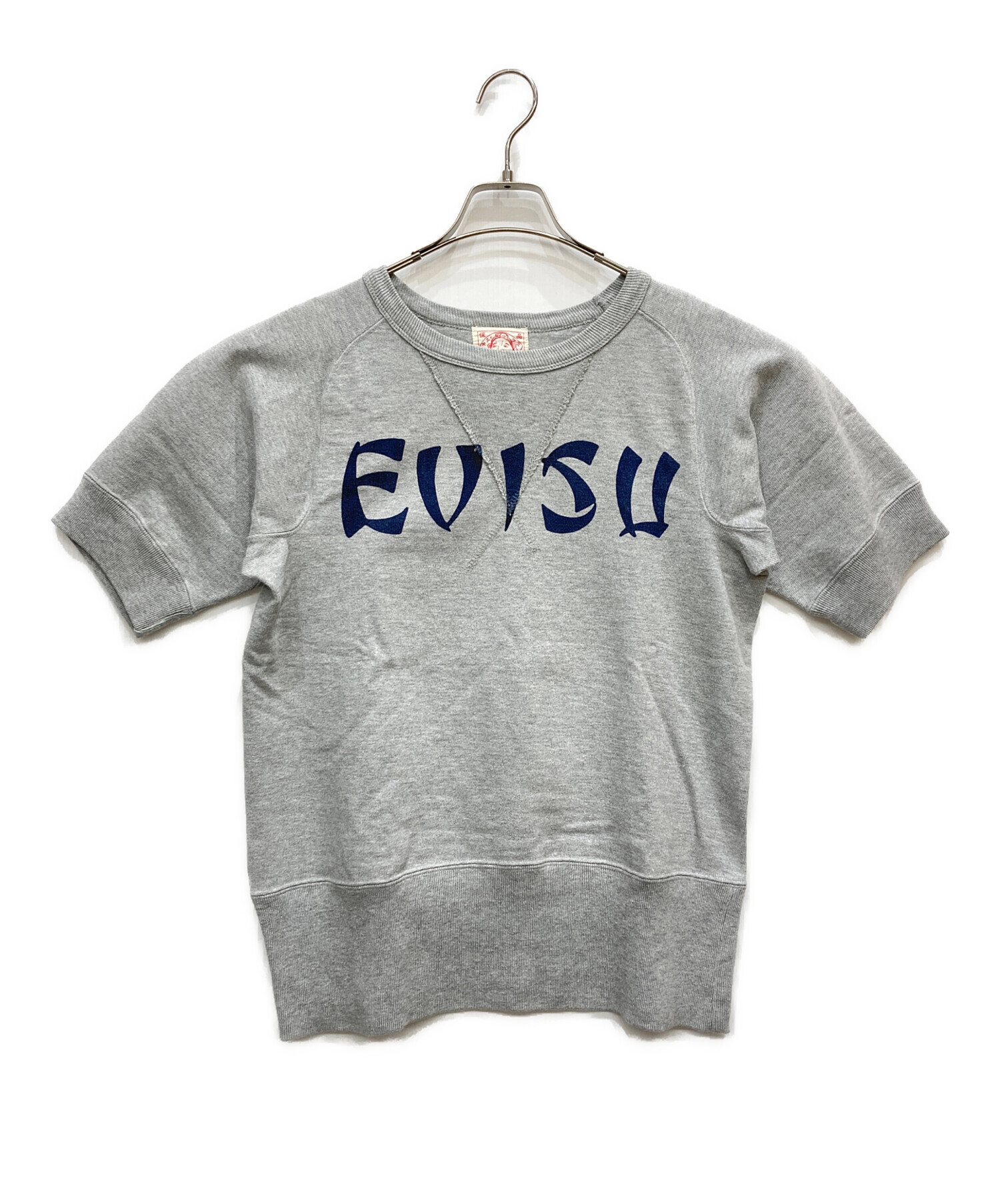 中古・古着通販】EVISU (エヴィス) 半袖カットソー グレー サイズ:S