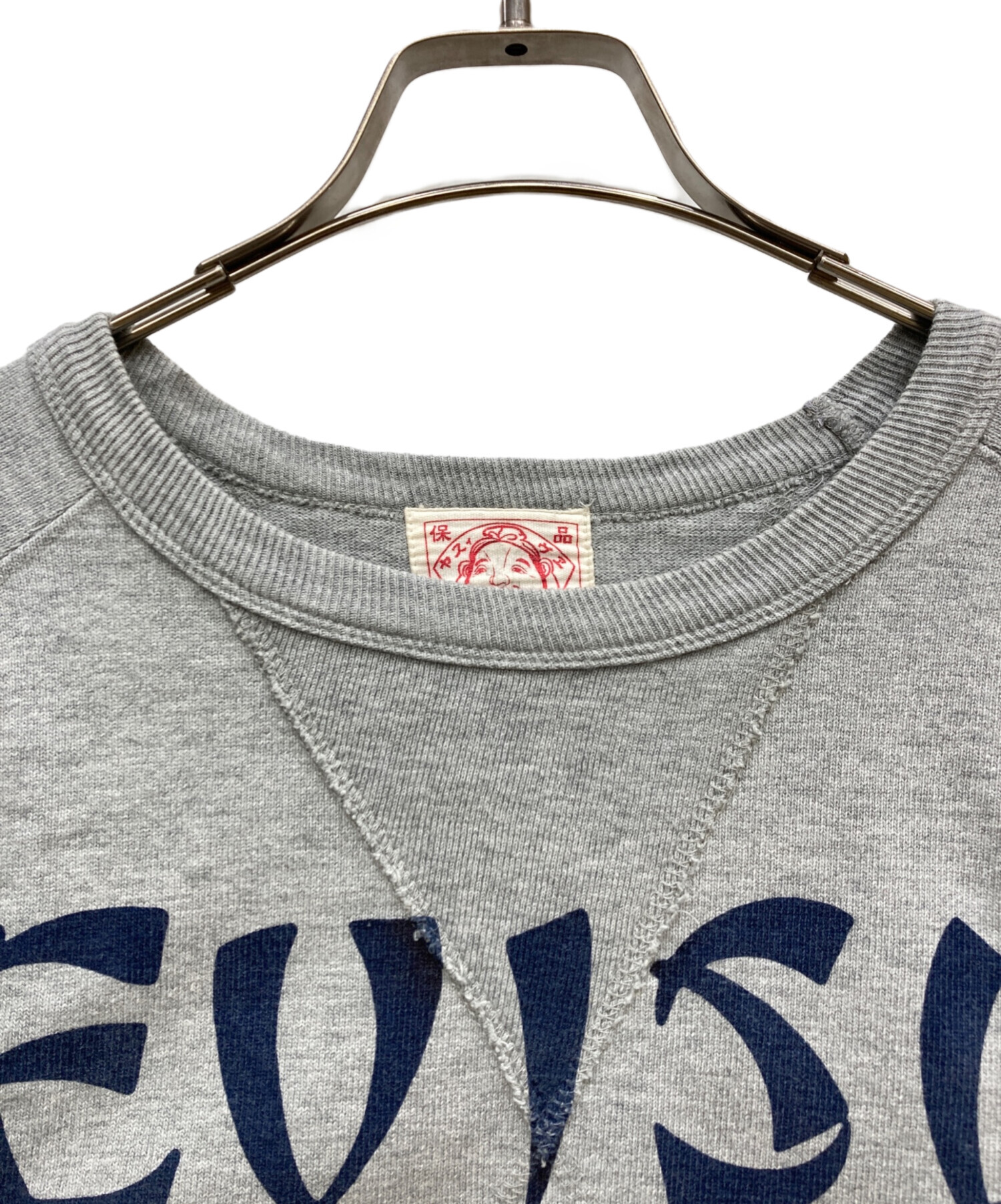 中古・古着通販】EVISU (エヴィス) 半袖カットソー グレー サイズ:S