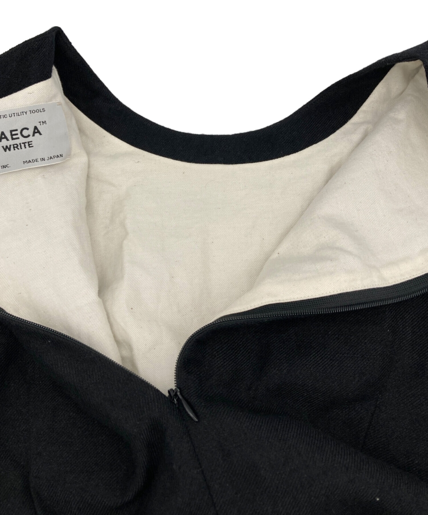 中古・古着通販】YAECA WRITE (ヤエカ ライト) タックドレスワンピース 