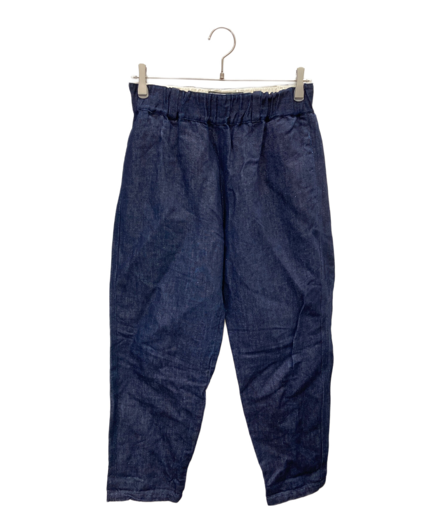 中古・古着通販】soi-e (ソワ) コットンリネンデニムパンツ インディゴ