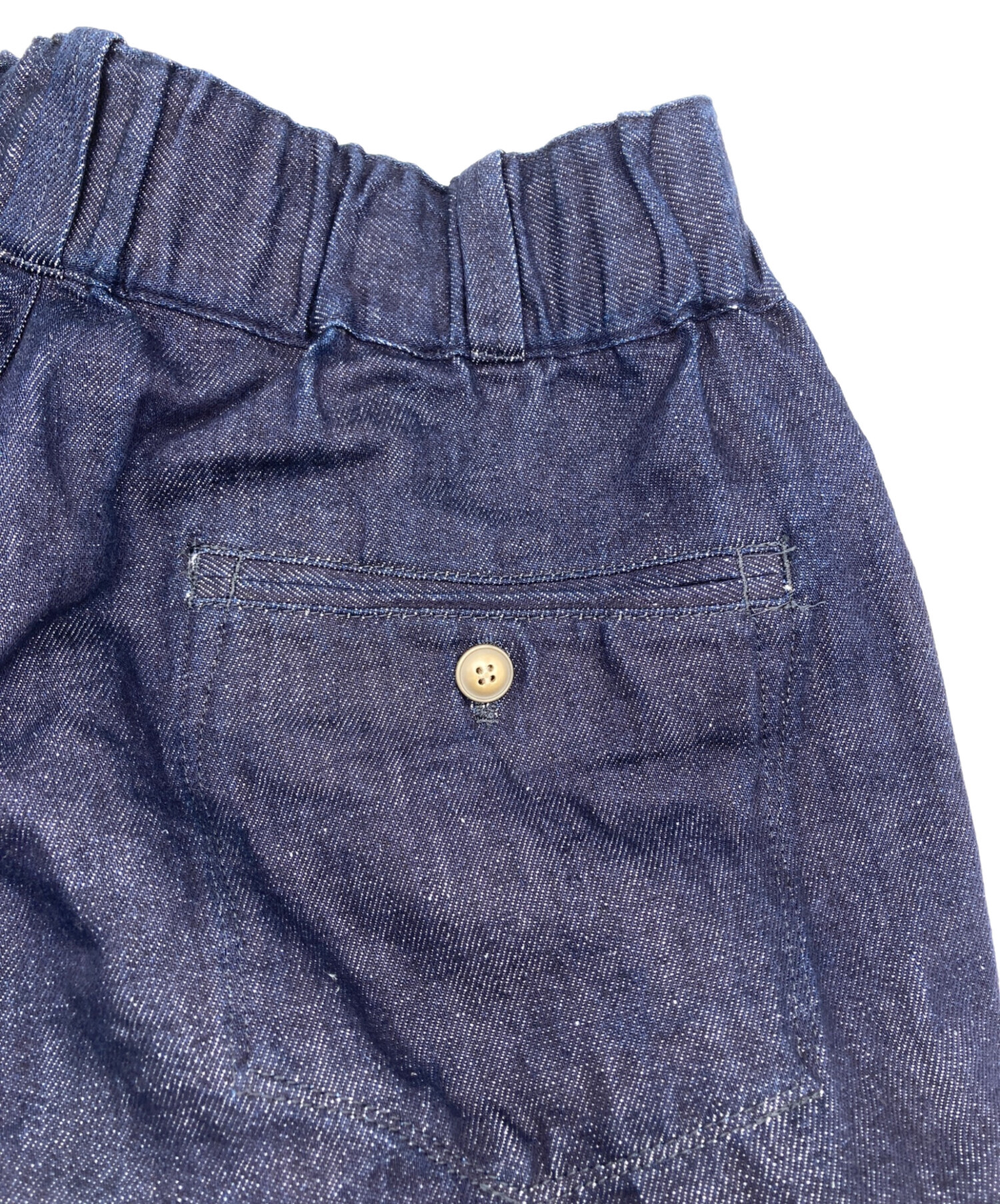 中古・古着通販】soi-e (ソワ) コットンリネンデニムパンツ インディゴ