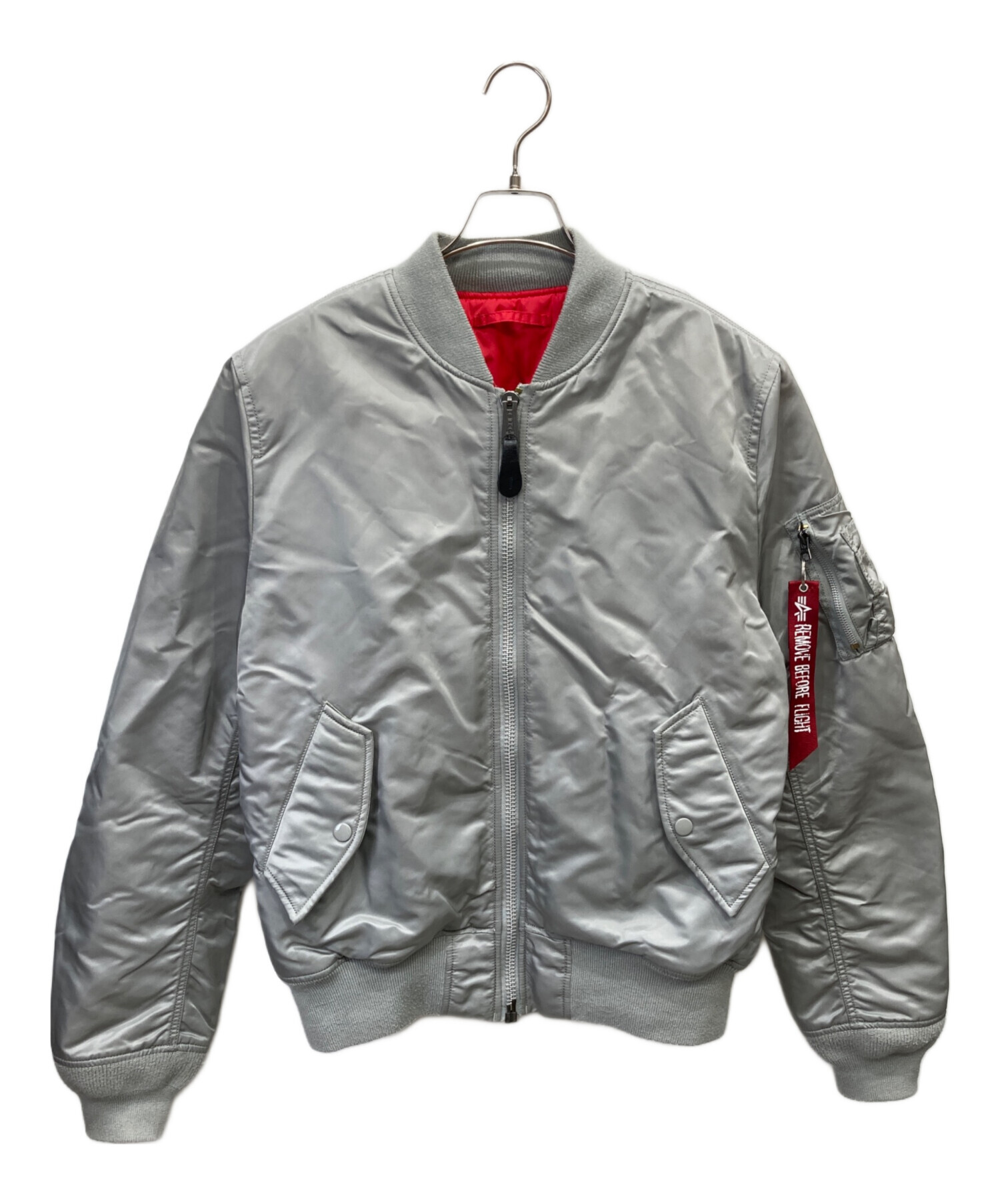 中古・古着通販】ALPHA (アルファ) スリムフィットMA-1ジャケット