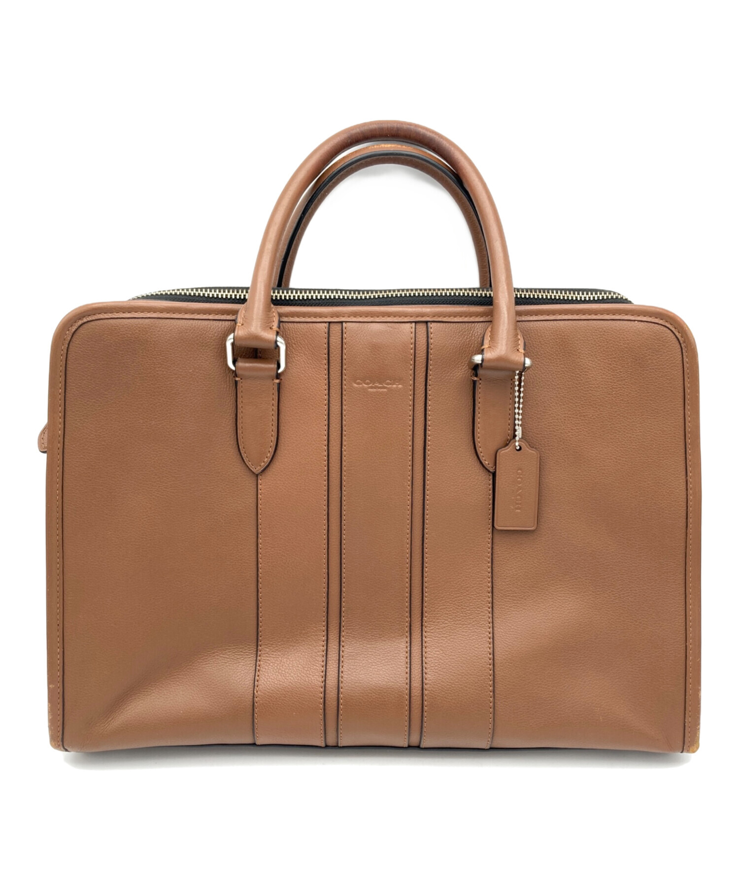 COACH ブラウン ビジネスバッグ 中古・古着通販】COACH (コーチ) ビジネスバッグ ブラウン｜ブランド