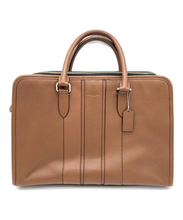 中古・古着通販】COACH (コーチ) ビジネスバッグ ブラウン｜ブランド