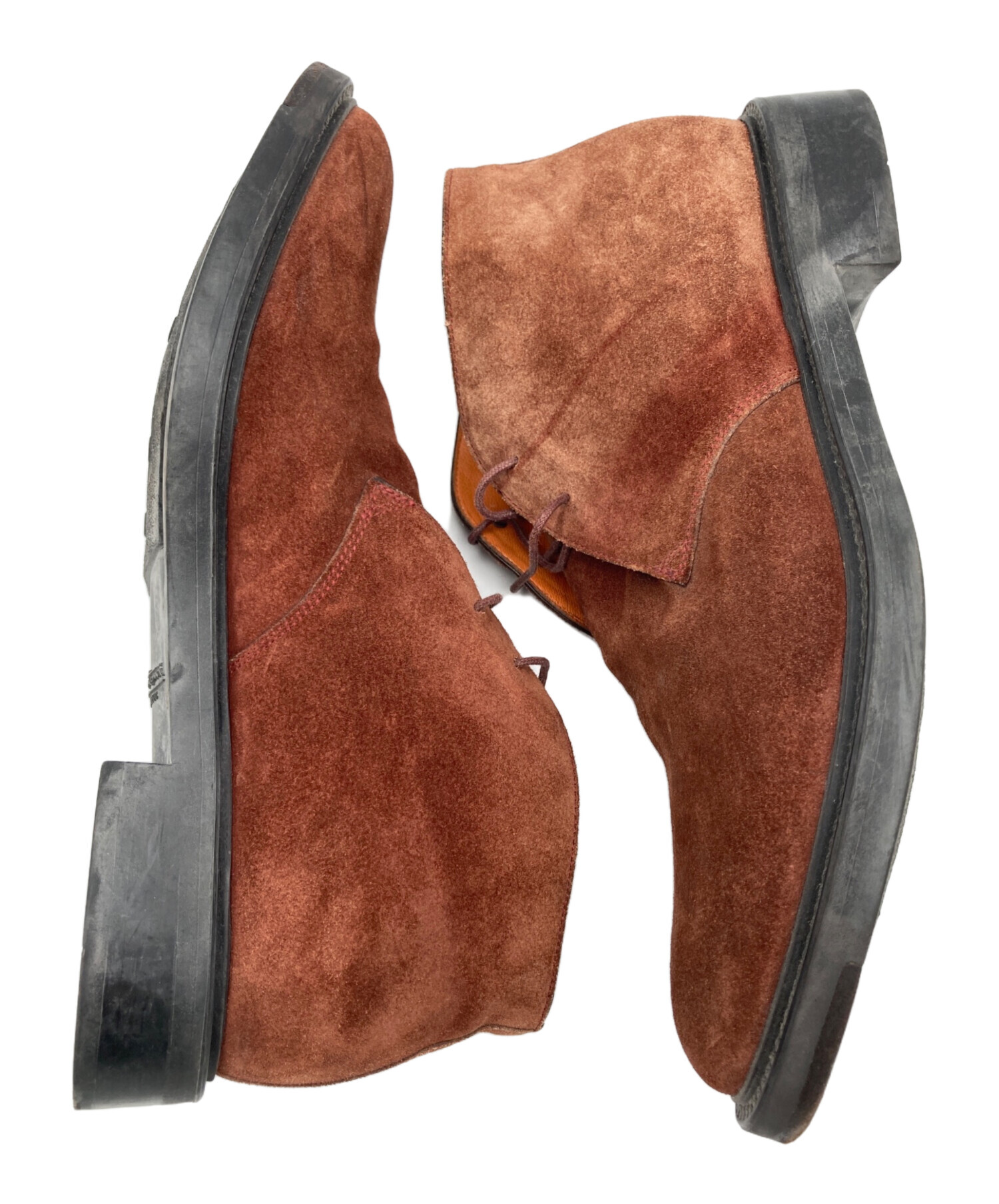 中古・古着通販】Santoni (サントーニ) チャッカーブーツ ブラウン