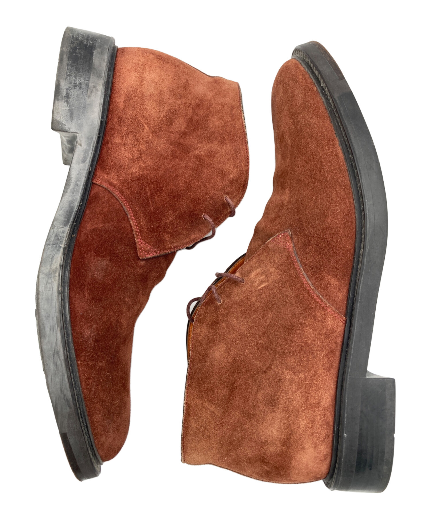 中古・古着通販】Santoni (サントーニ) チャッカーブーツ ブラウン