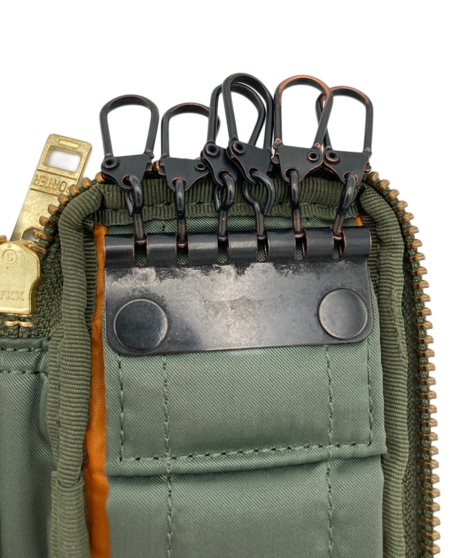 中古・古着通販】PORTER (ポーター) TANKER 6連キーケース セージ