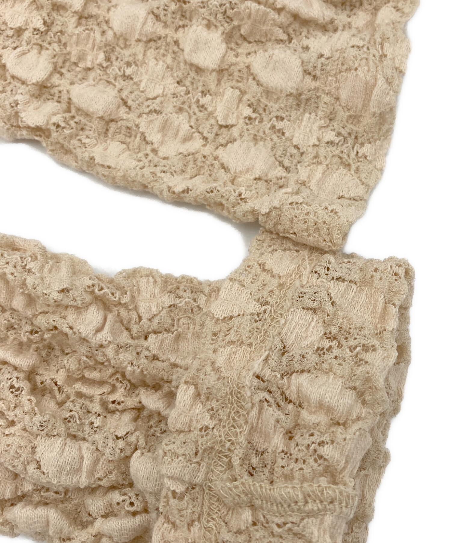 中古・古着通販】CODE A (コードエー) shrink lace blouse（シュリンク