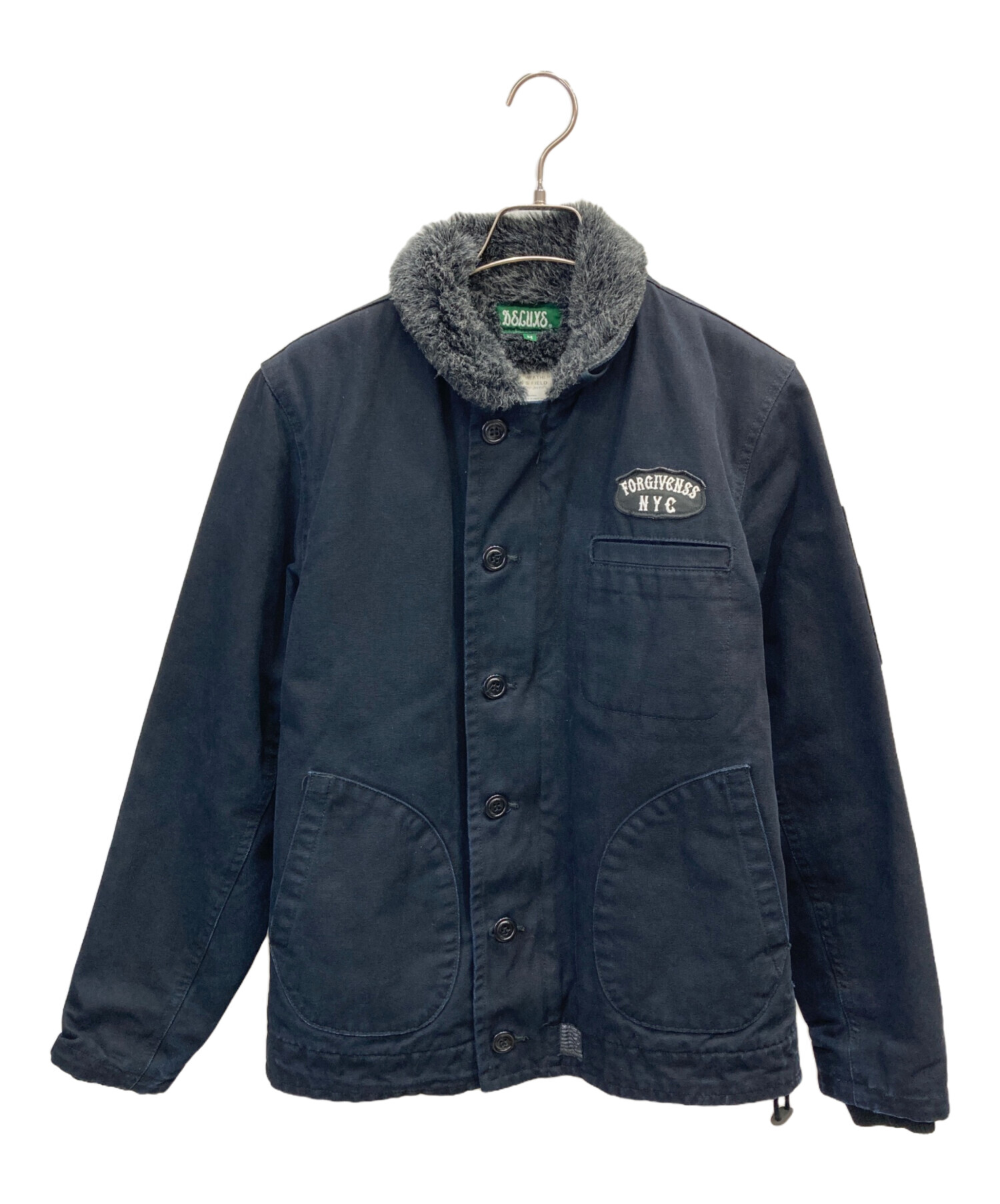 中古・古着通販】DELUXE (デラックス) N-1 デッキジャケット ブラック 