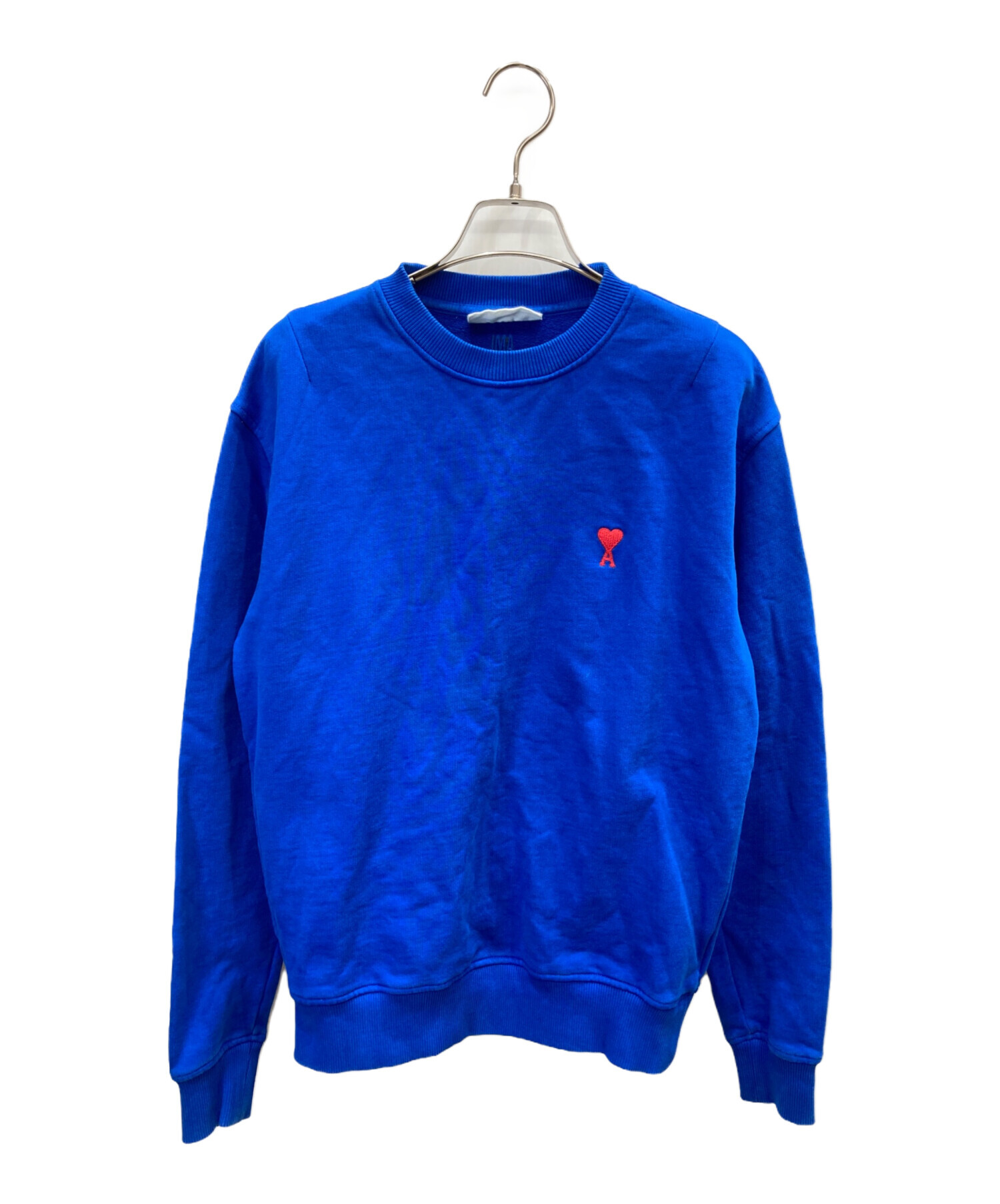 中古・古着通販】AMI PARIS (アミ パリス) ロゴ刺繍クルーネック